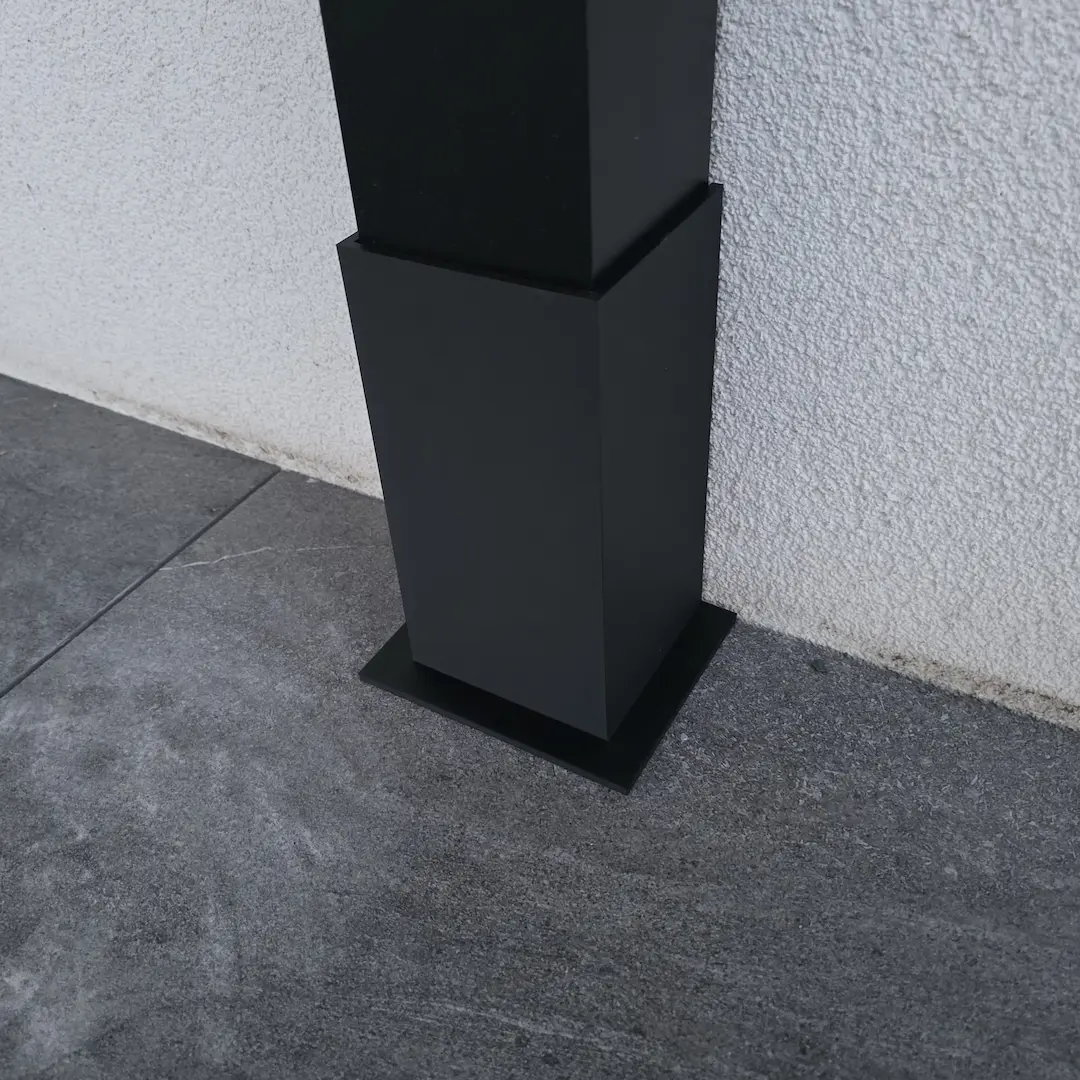 Vytištěné venkovní krytky pergoly z odolného ASA materiálu